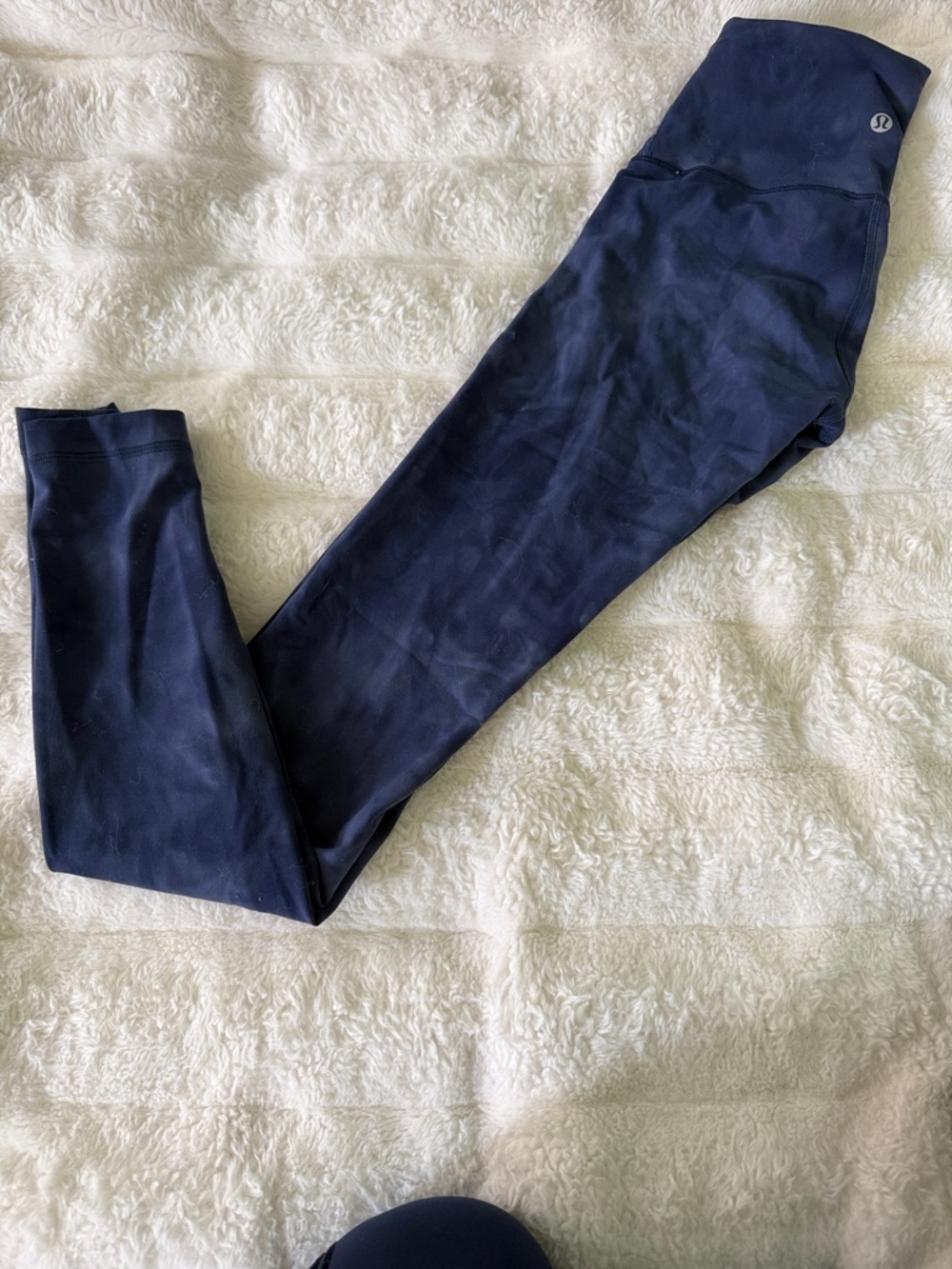 lululemon athletica Navy Tie dye High-Rise Leggings